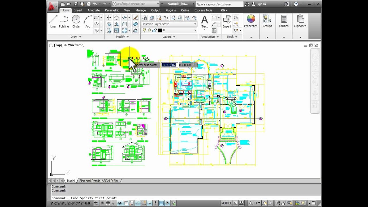 how to pan in autocad