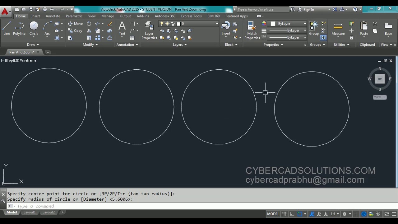 how to pan in autocad
